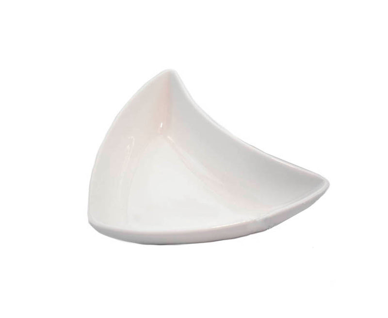 Complemento Anfora Plato Tapa Triangular en Porcelana