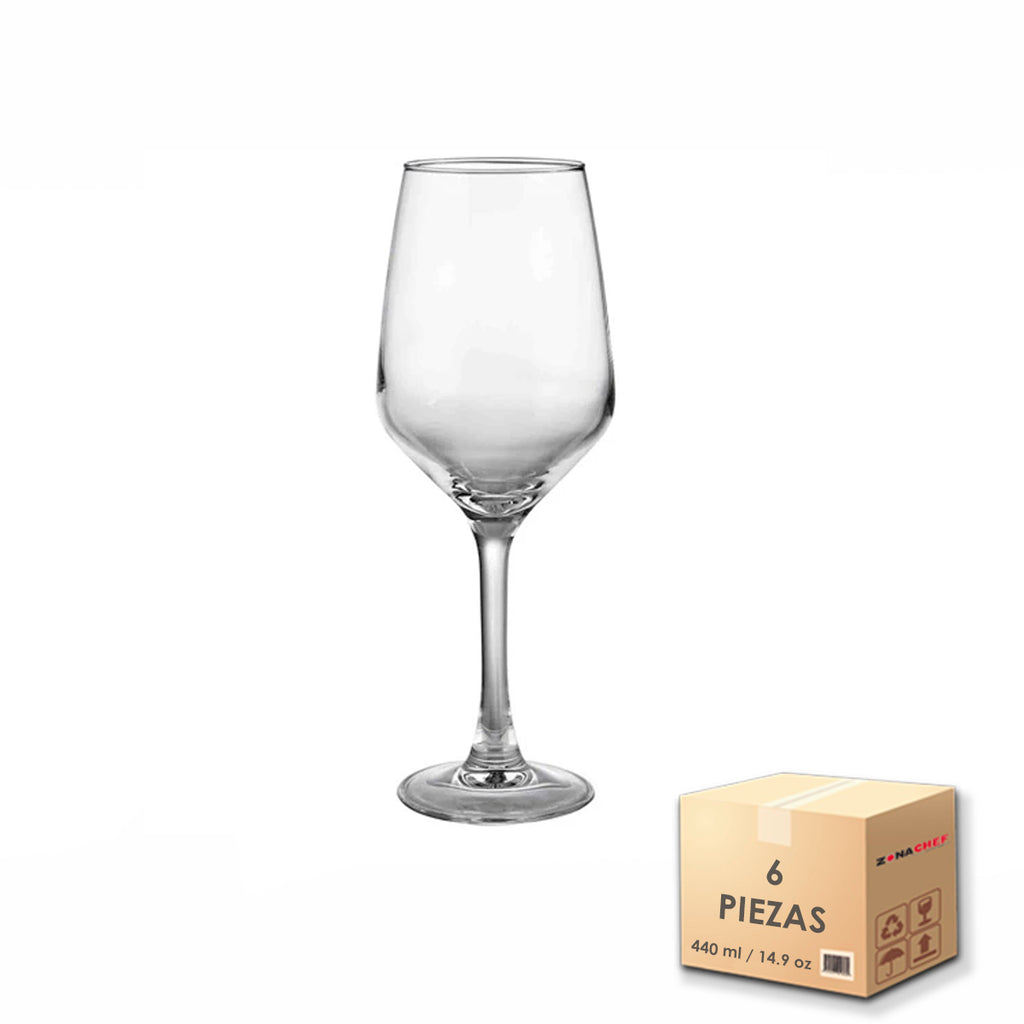 Copa Mencia Templada de 440 ml Caja con 6 Pzas Vicrila/Dvto