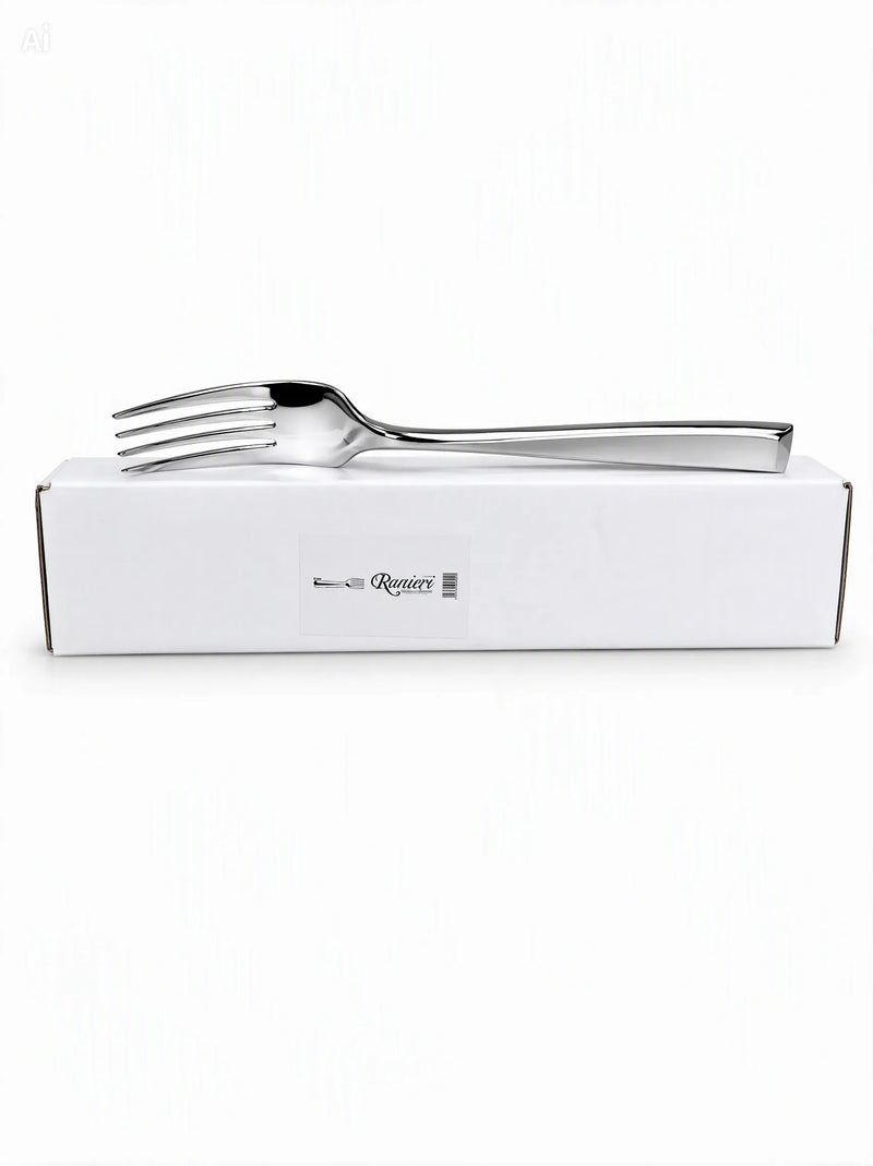 Tenedor de mesa de acero inoxidable Europeo Bari 20.5 cm
