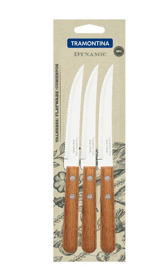 Juego de 3 Cuchillos para Asado Dynamic Tramontina