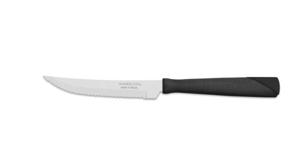 Cuchillo asado 4 leme-negro Tramontina Docena