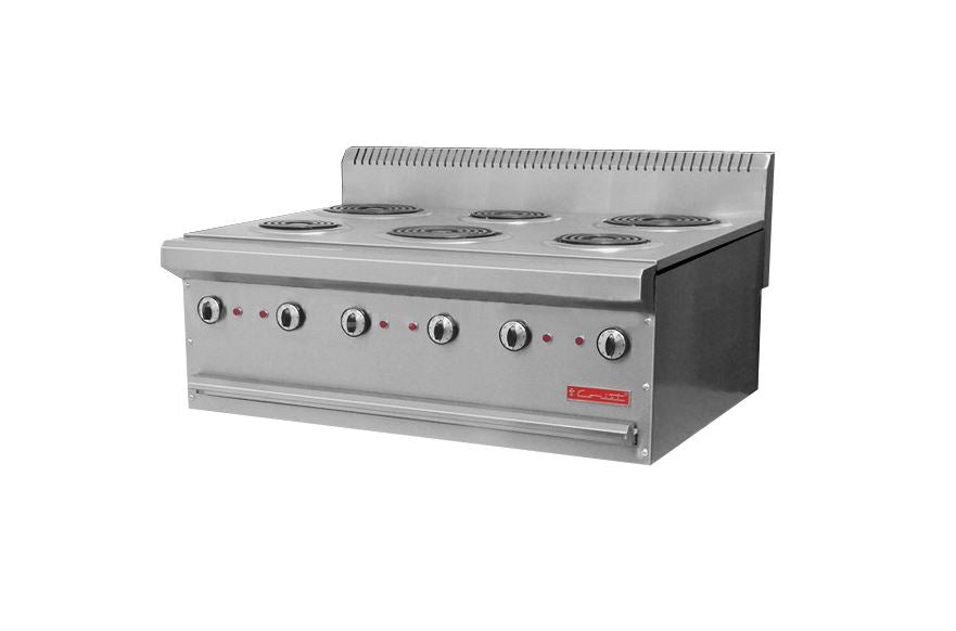 Parrilla PVC-6 Eectrica 6 quemadores CORIAT