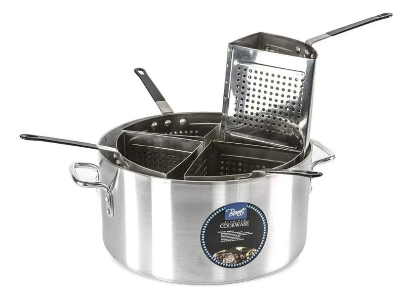 Juego De Olla Pasta Para Cocción Aluminio CCS