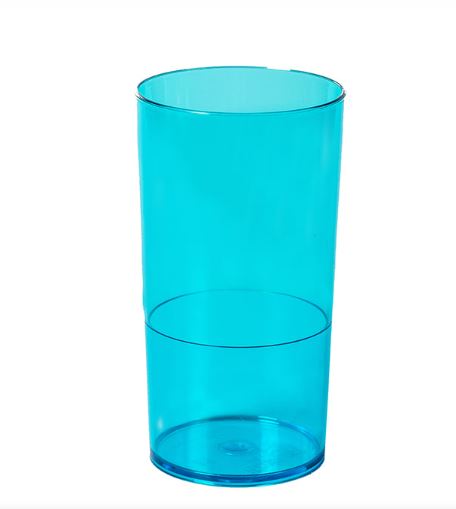 Vaso Jaibolero Fluorescente Policarbonato 385 ml caja 48 piezas