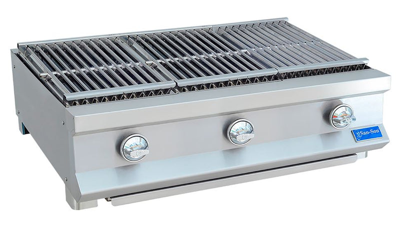 -Asador Radiante SAN-SON Linea ECOPLUS 1, 2 y 3 Quemadores ECOSAR-