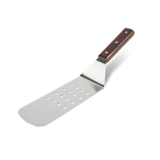 Espatula Volteador Perforado Chef de 8" Mango Madera CCS