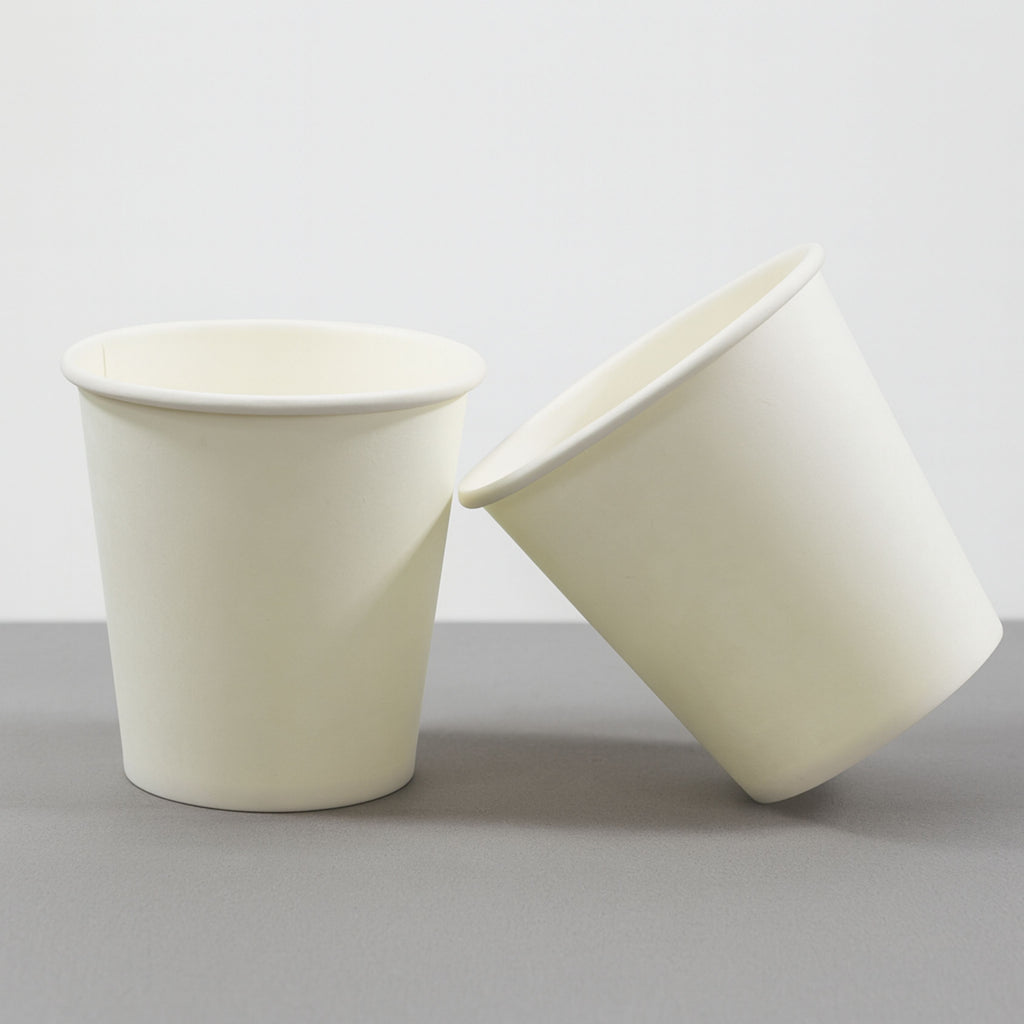 Vaso Biodegradable blanco para bebidas calientes 5 oz c/ 1,000 pzas