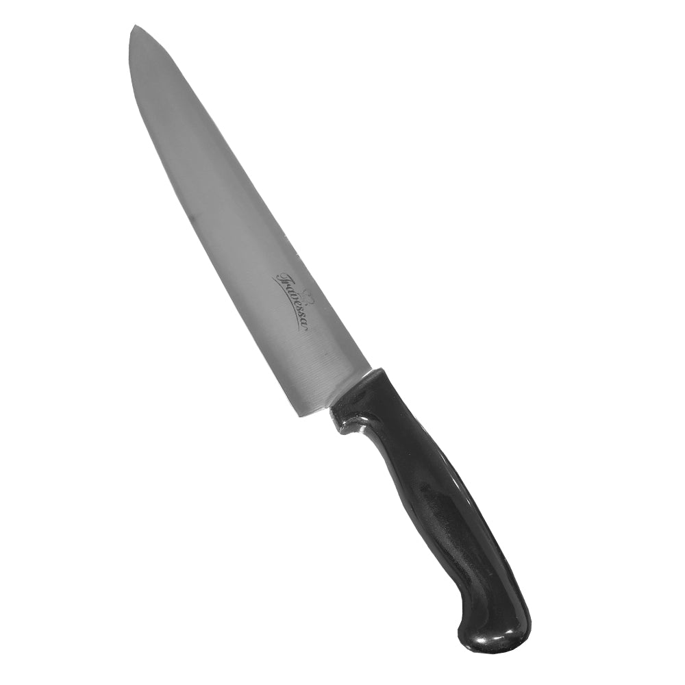 Cuchillo Profesional para Chef Oblicuo de 12" color Negro Trv