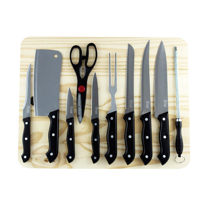 Estuche de Cuchillos para Chefs y Estudiantes Económico 12 Piezas (Set de  Cuchillos Filissimo)