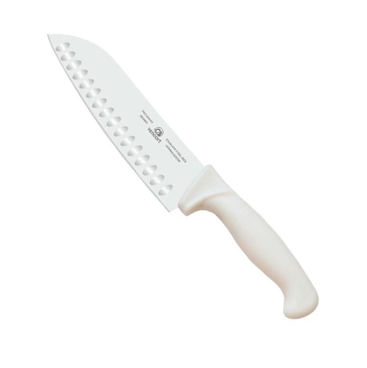 Cuchillo Santoku Blanco de 7" Pro serie VCT