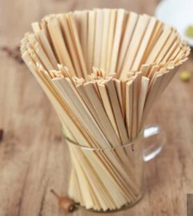 Agitador de Bamboo para Bebidas de 18 cm c/100 Piezas Esf