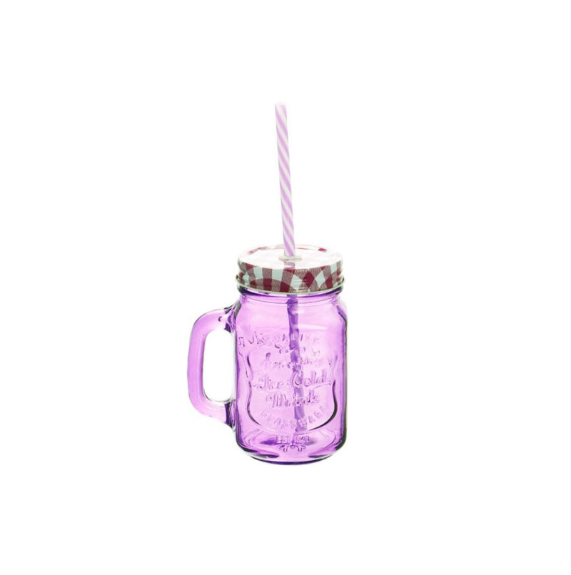 -Tarro vidrio de 140 ml Mason Jar Mini en variedad de colores-