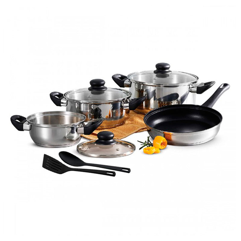 Juego de utensilios de cocina – 15 piezas de uso con cualquier estufa u  horno, juego de utensilios de cocina antiadherentes de acero inoxidable