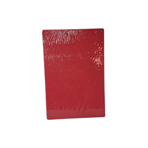 Tabla para picar de plástico Rojo 45x30x1.25 cm / 12"x18"x1/2" TAV