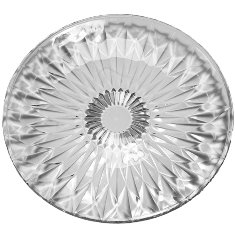Plato Diamante Vidrio  30.7 cm. JMX