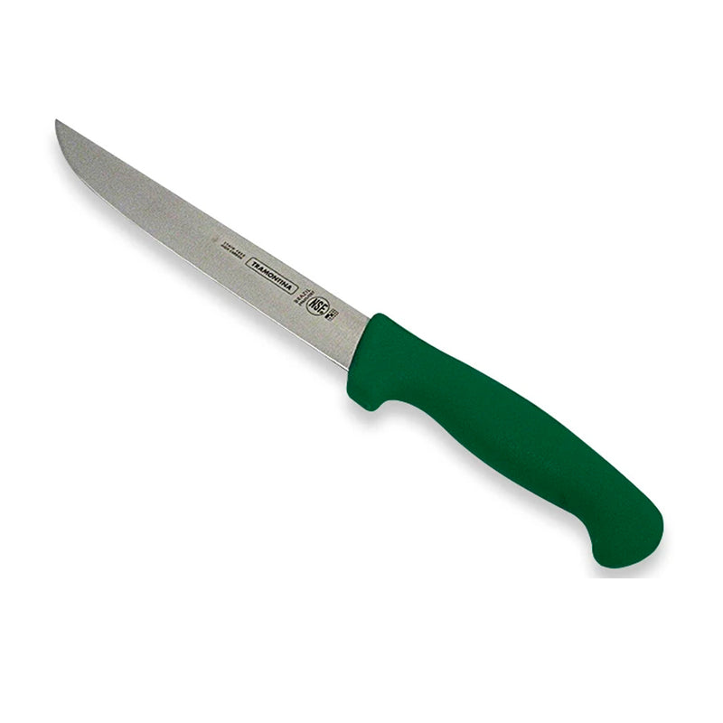 Cuchillo Deshuesador Recto de 7" Verde Tramontina