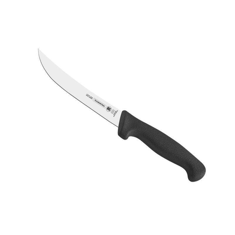 Cuchillo Deshuesador Flexible Curvo negro de 6" Tramontina