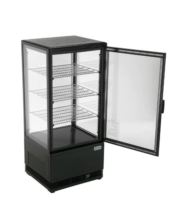Refrigerador Mgs Panoramico con Puerta de Cristal Recto