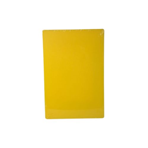 Tabla para picar de plástico amarillo 45x30x1.25 cm / 12"x18"x1/2" TAV