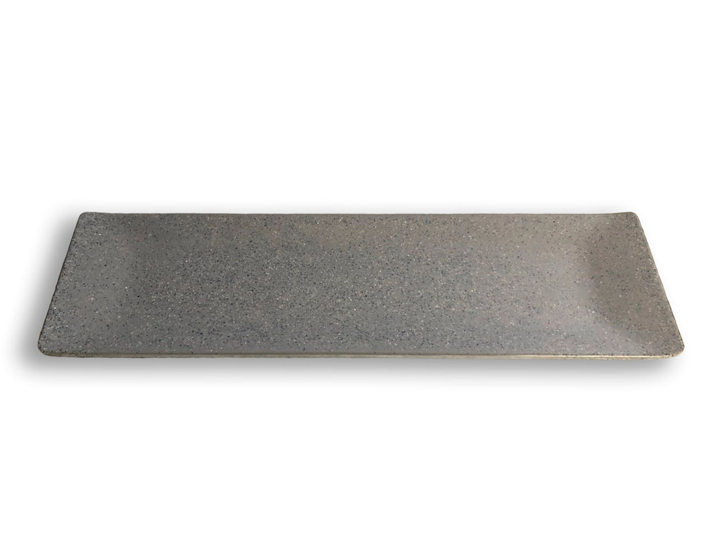 Linea Melamina Gray Complemento bandeja rectangular de 32x9 cm