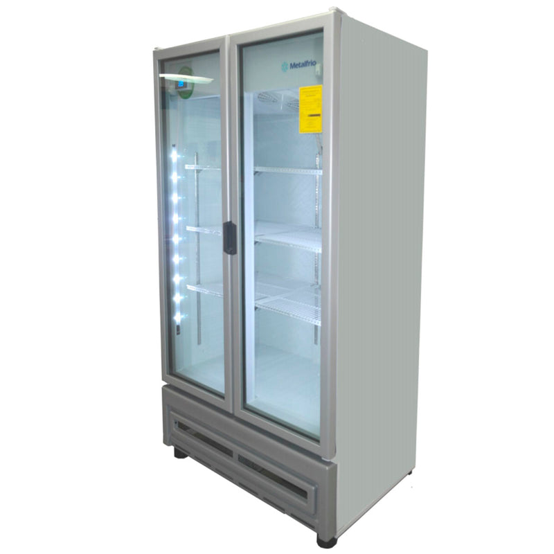 Refrigerador Vertical de 2 Puertas para Bebidas de pies RB500 Metalfrio