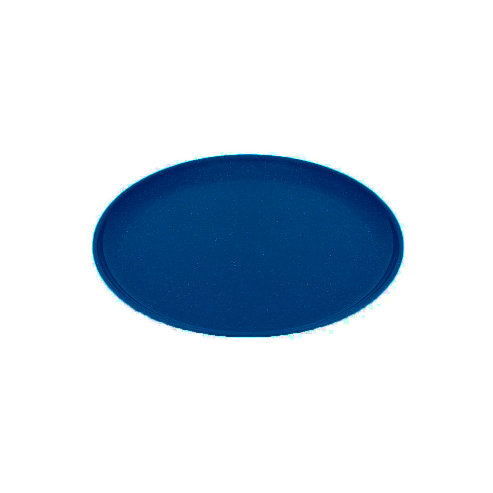 Linea Plastipeltre Plato Tres Tostadas de 24.5cm Caja c/105 pzas Azul Marino