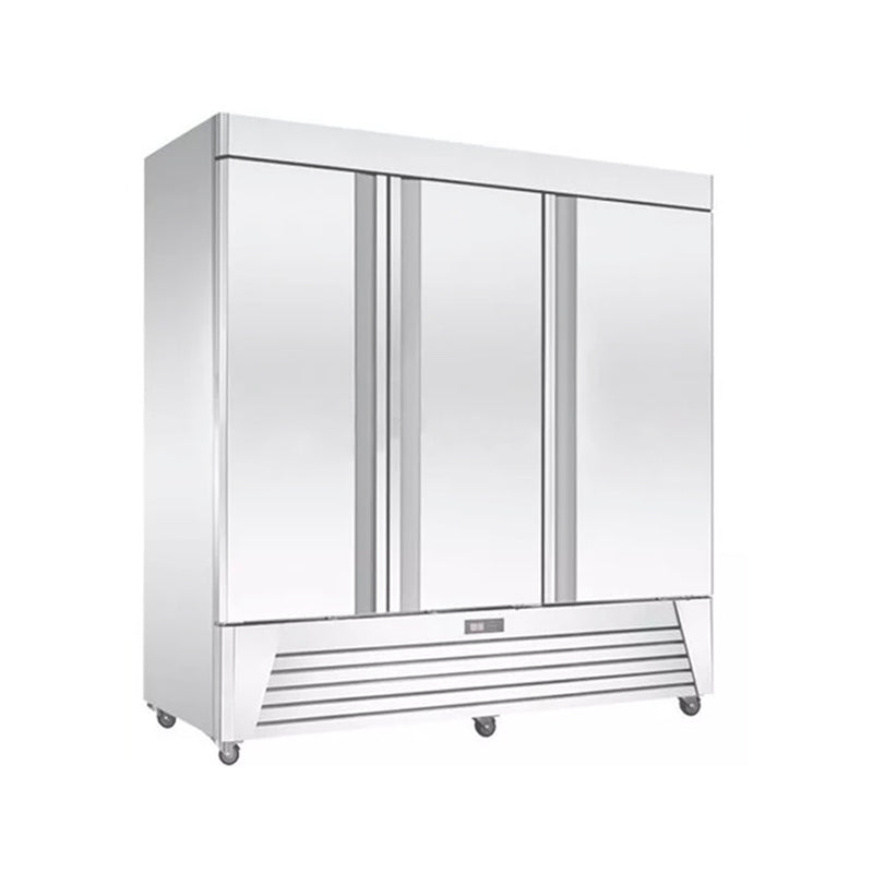 Refrigerador Mgs Vertical en Acero Inoxidable de 72 pies cubicos (3 puertas) BE-UR-78C-3