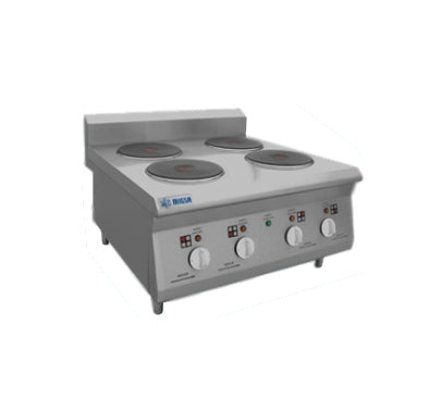 Parrilla Electrica Mgs 4 Platos Calientes 220V/2F Mgs