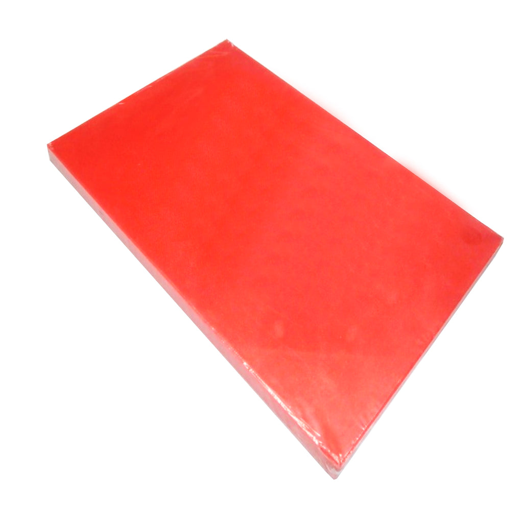 Tabla Placa de Corte 45x30x1.2cm baja densidad Roja Trv