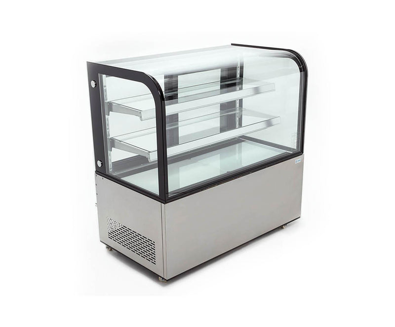 Refrigerador Vitrina Refrigerada de Piso Cristal Curvo Capacidad 155 lts. NR-ARC-370Y Mgs