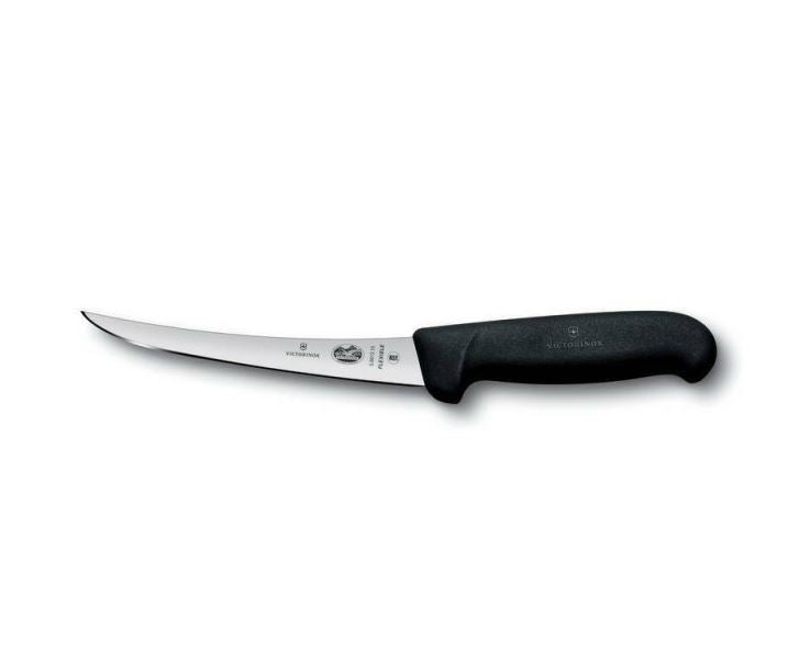 Cuchillo Deshuesador curvo  15 cm Flexible Fibrox Negro Victorinox